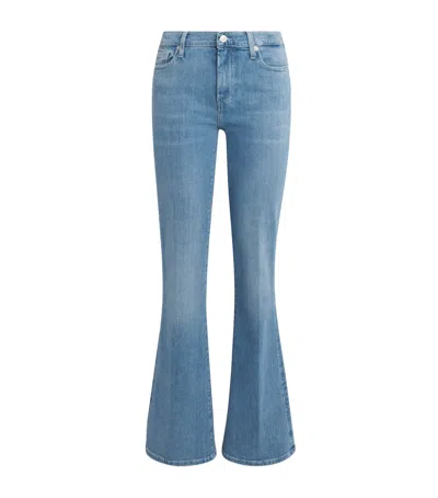 7 For All Mankind Dojo Flared Jeans In Blue