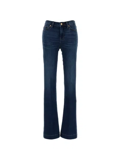 7 For All Mankind Dojo Flared Jeans In Blue
