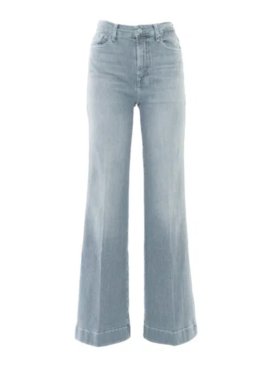 7 For All Mankind Dojo Grey Jeans In Gray