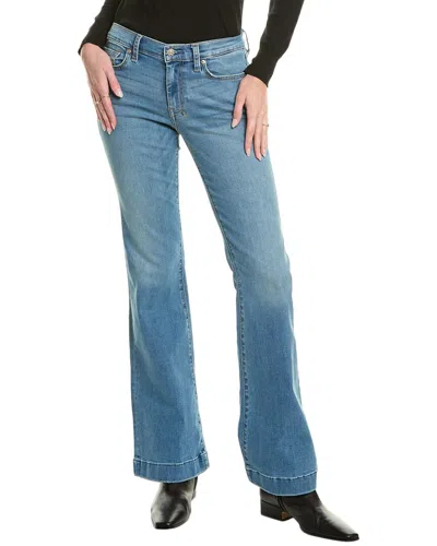 7 For All Mankind Original Tailorless Dark New York Bootcut Jean In Blue