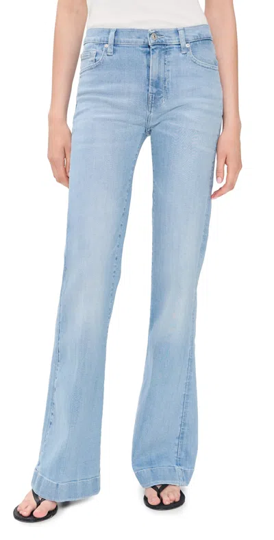 7 For All Mankind Dojo Jeans Indigo Bloom In Multi