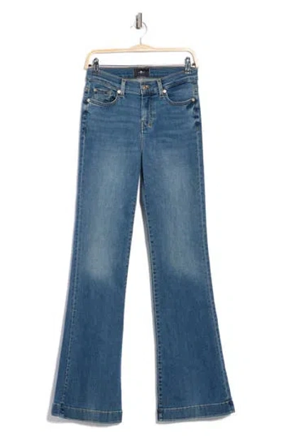 7 For All Mankind Dojo Mid Rise Flare Jeans