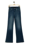 7 For All Mankind Dojo Mid Rise Flare Jeans In Blue