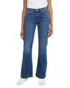 7 For All Mankind Dojo Mid Rise Wide Leg Trouser Jeans In Medium Melrose In Medmelrose