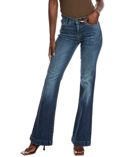 7 For All Mankind Dojo Retro Kick Flare Jean In Blue