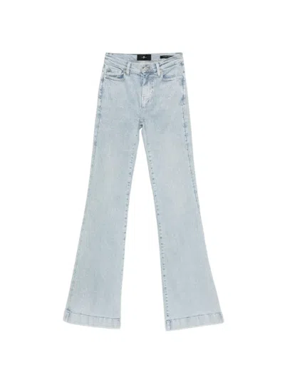 7 For All Mankind Ausgestellte Dojo Jeans Mit Glitter In Multi