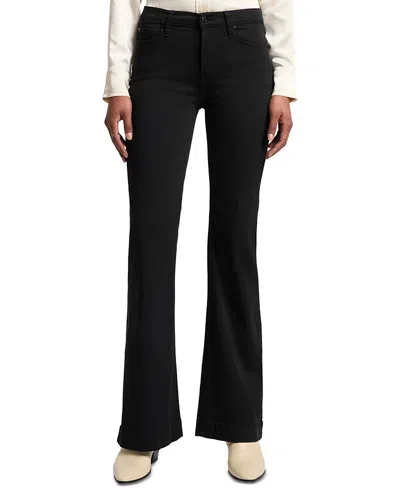 7 FOR ALL MANKIND DOJO TAILORLESS BOOTCUT JEANS IN BLACK