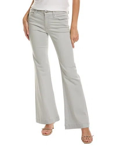 7 For All Mankind Dojo Tailorless Cool Grey Trouser In White