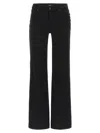 7 For All Mankind Tailorless Dojo Jeans With Front And Back Pockets In Black