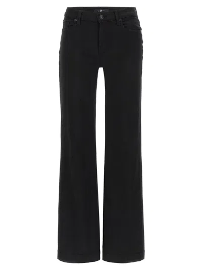 7 FOR ALL MANKIND DOJO TAILORLESS JEANS BLACK