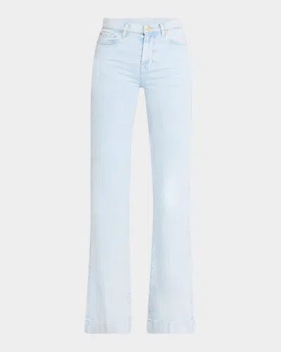 7 For All Mankind Dojo Tailorless Jeans In Malibu Sky