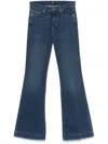 7 For All Mankind Bootcut B(air) Jean In Rinsed Indigo In Blue