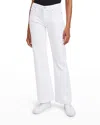 7 For All Mankind Dojo Tailorless Wide-leg Comfort Stretch Jeans In Luxe White