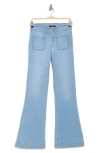 7 For All Mankind Dojo Tailorless Wide Leg Flare Jeans In Sirte
