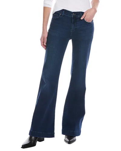 7 For All Mankind Dojo Virginia Tailorless Jean In Black