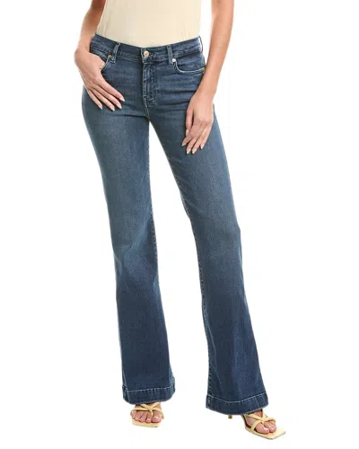 7 For All Mankind Dojo Warrenton Flare Jean In Blue