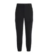 7 For All Mankind Double Knit Cargo Chinos In Black