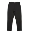 7 For All Mankind Double-knit Travel Chinos In Black
