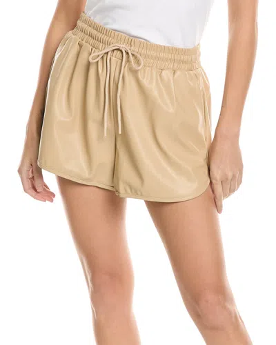 7 For All Mankind Drawstring Short In Brown