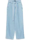 7 For All Mankind Drawstring Waist Tilda Jeans In Blue