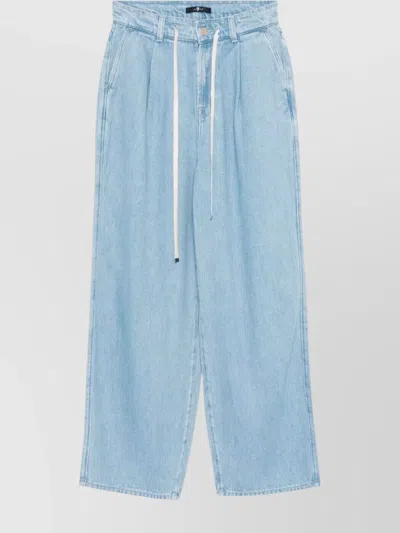 7 For All Mankind Drawstring Waist Tilda Jeans In Blue