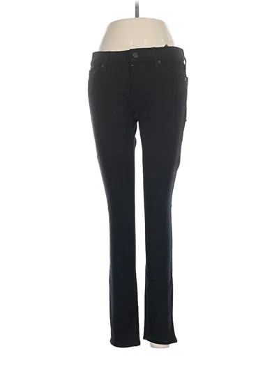 Pre-owned 7 For All Mankind Dress Pants In Black