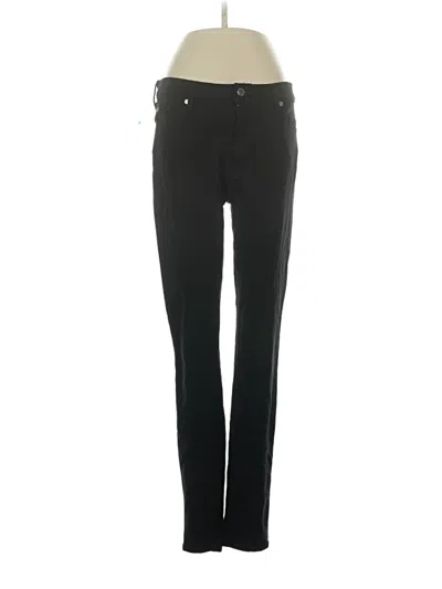 Pre-owned 7 For All Mankind Dress Pants In Black