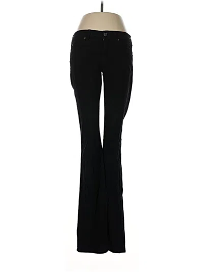 Pre-owned 7 For All Mankind Dress Pants In Black