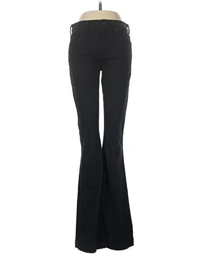 Pre-owned 7 For All Mankind Dress Pants In Black