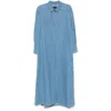 7 For All Mankind Ivy Maxi Dress In Blue