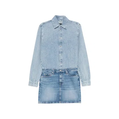 7 For All Mankind Dresses In Blue