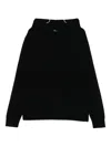 7 For All Mankind Drop-shoulder Hoodie In Black