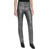 7 For All Mankind East Womens Denim Slim Jeans In Gray