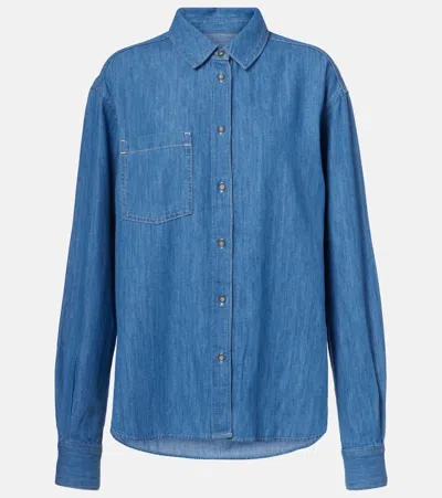 7 For All Mankind Easy Denim Shirt In Ella