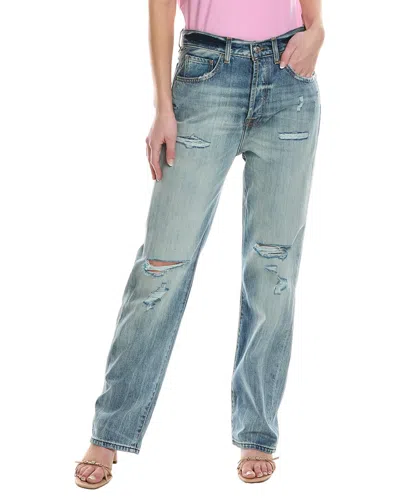 7 For All Mankind Easy Grand Canyon Straight Jean In Blue