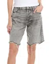 7 For All Mankind Womens Raw Hem Denim Cutoff Shorts In Grey