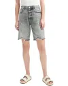 7 For All Mankind Easy James Fern Grey Short In Grey