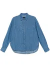 7 For All Mankind Easy Shirt In Blue