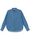 7 For All Mankind Easy Shirt Icy In Blue
