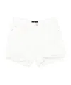 7 For All Mankind Edge-fringed Denim Shorts