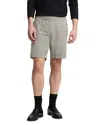 7 For All Mankind Pull-on Cotton Blend Shorts In Gray