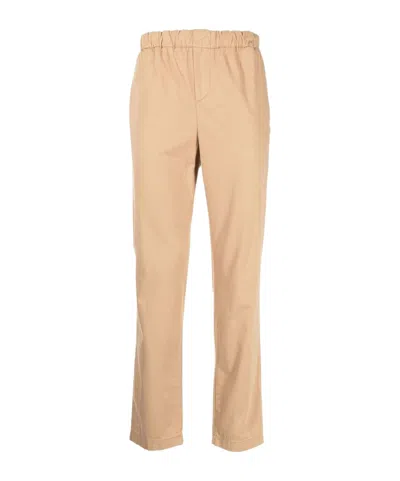 7 For All Mankind Elastic Waistband Casual Pants In Nude
