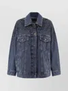 7 For All Mankind Oli Trucker Candy With Faded Crystals