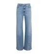 7 For All Mankind Embellished Twisted Lotta Flared Jeans In Blue