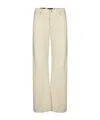 7 For All Mankind Embossed Logo Wrangler Jeans In Neutral