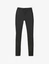 7 For All Mankind Mens Grey Melange Brand-patch Belt-loop Regular-fit Stretch-denim Jeans In Grey Melange
