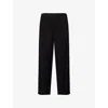 7 For All Mankind Ens Drawstring Relaxed-fit Woven Jogging Bottoms Black