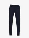 7 For All Mankind Ens  Brand-patch Belt-loop Regular-fit Stretch-denim Jeans In Blue