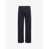 7 For All Mankind Ens Canvas Navy Carpenter Straight-leg Cotton-chino Trousers