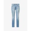 7 For All Mankind Ens Slimmy Tapered Brand-patch Stretch-denim Jeans Formentera